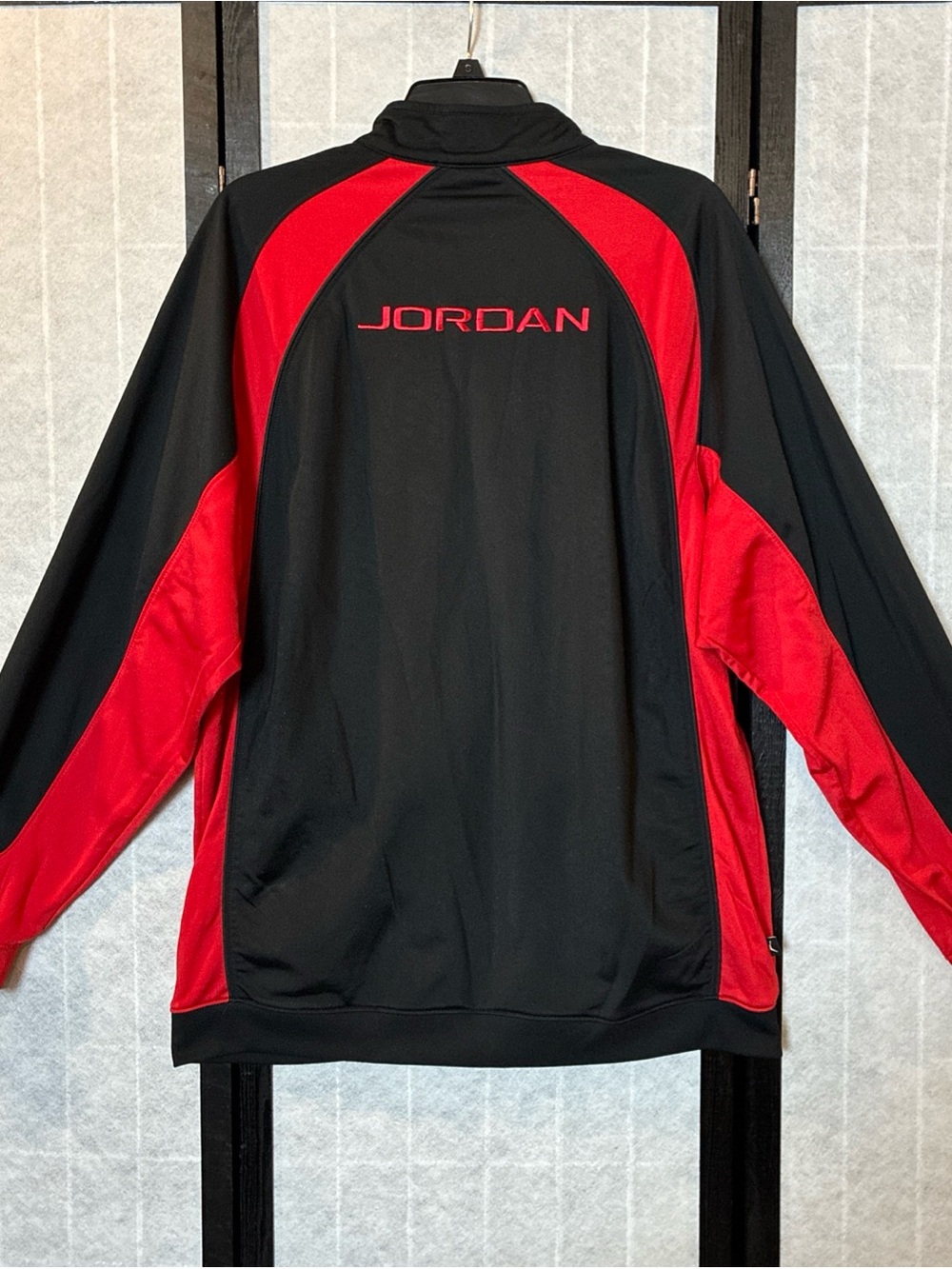 Jordan Black and Red Performance Track Jacket